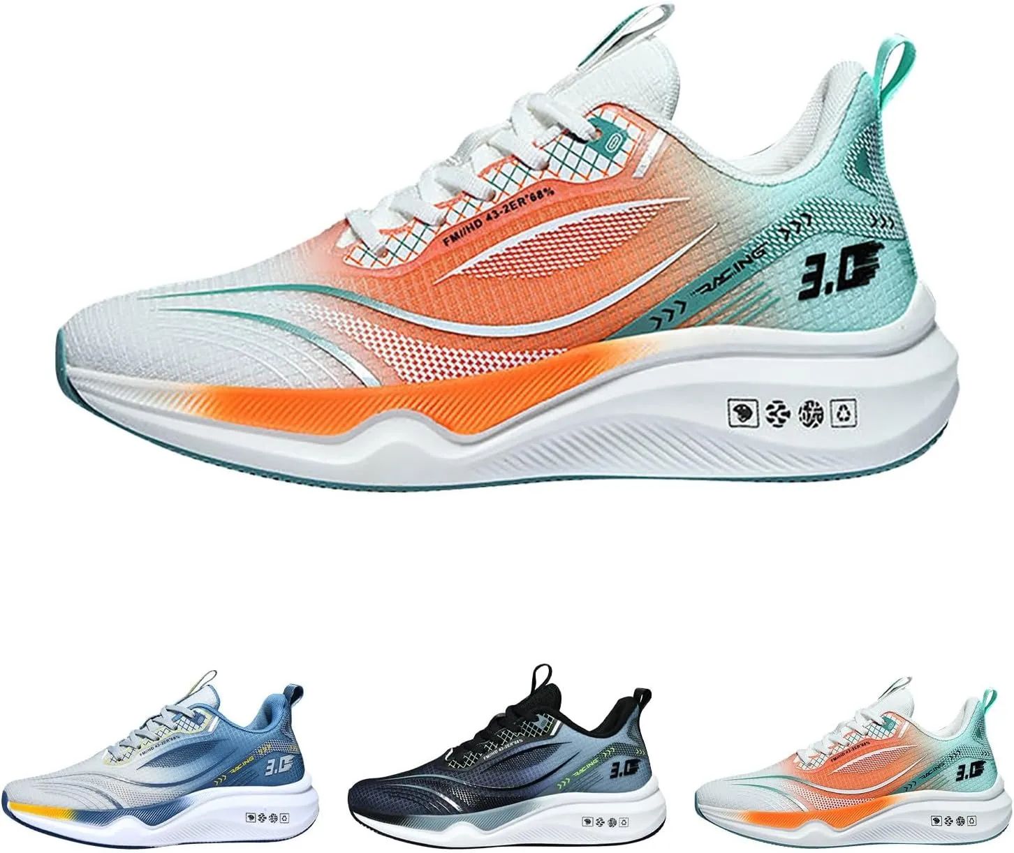 Womens Running Shoes Walking Sneakers for Women Women Loafers Comfortable Closed Back Lightweight Breathable Christmas Print Shoes Women Wide Toe Box Trendy Casual