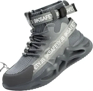 Womens Safety Steel Toe Work Boots, Indestructible Breathable Work & Safety Lightweight Footwear, Orthopedic Composite Toe Shoes for Men