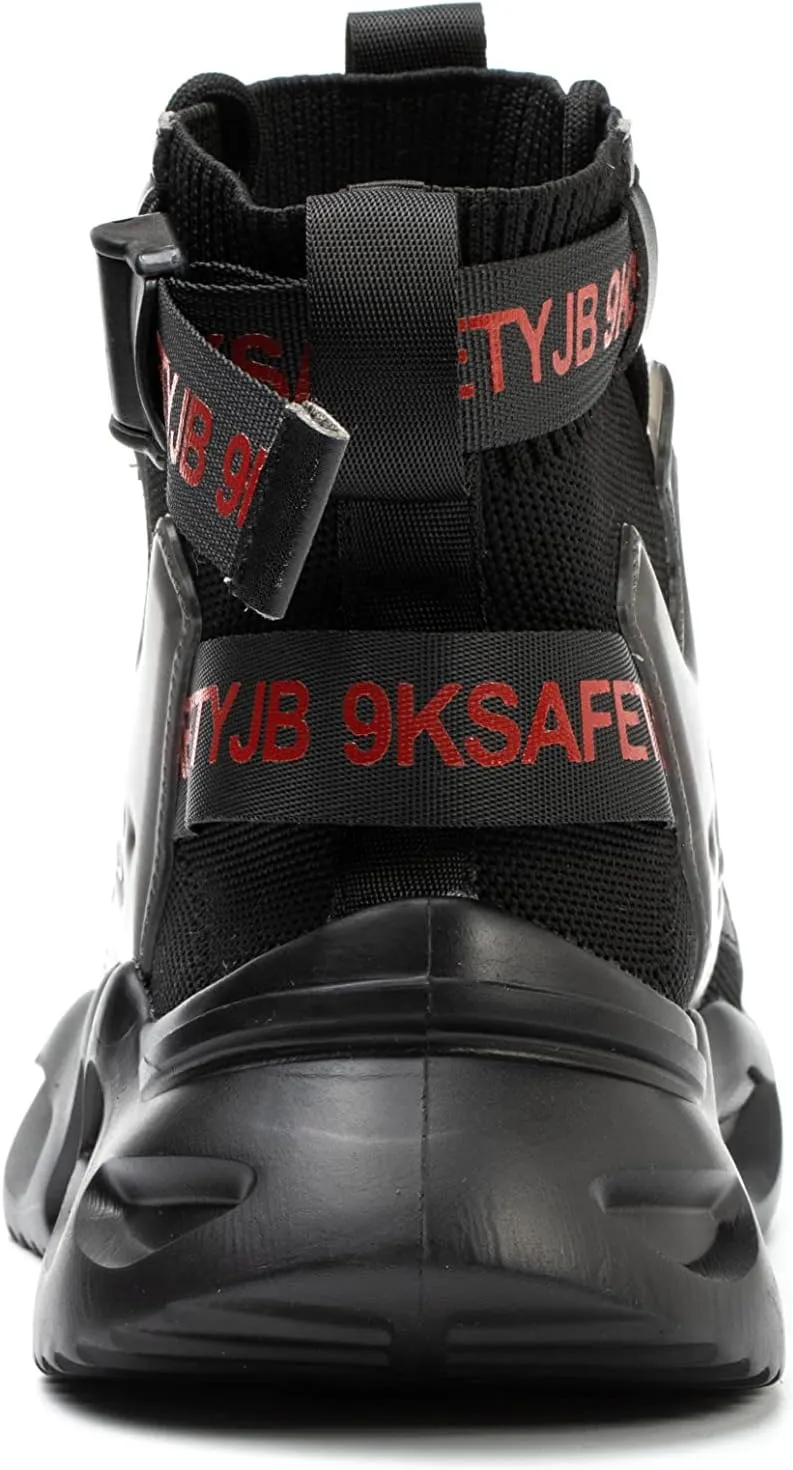 Womens Safety Steel Toe Work Boots, Indestructible Breathable Work & Safety Lightweight Footwear, Orthopedic Composite Toe Shoes for Men