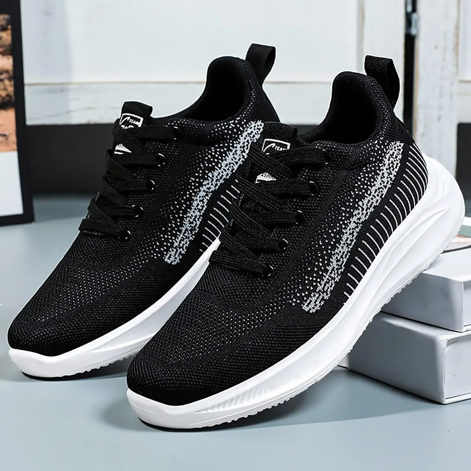 Womens Sneakers 7.5 2023 Pull On Sneakers Womens Women Shoes Sneakers Womens Tennis Shoes 7.5 Slip On Womens Shoes Slip On Dressy Casual Wide