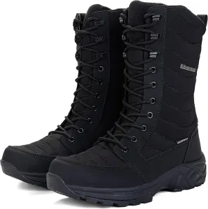 Women's Waterproof Winter Snow Boots Warm Comfortable with Side Zipper - 2024 Fashion Lightweight Hiking boots for Cold Weather Insulated Mid Calf Military Booties