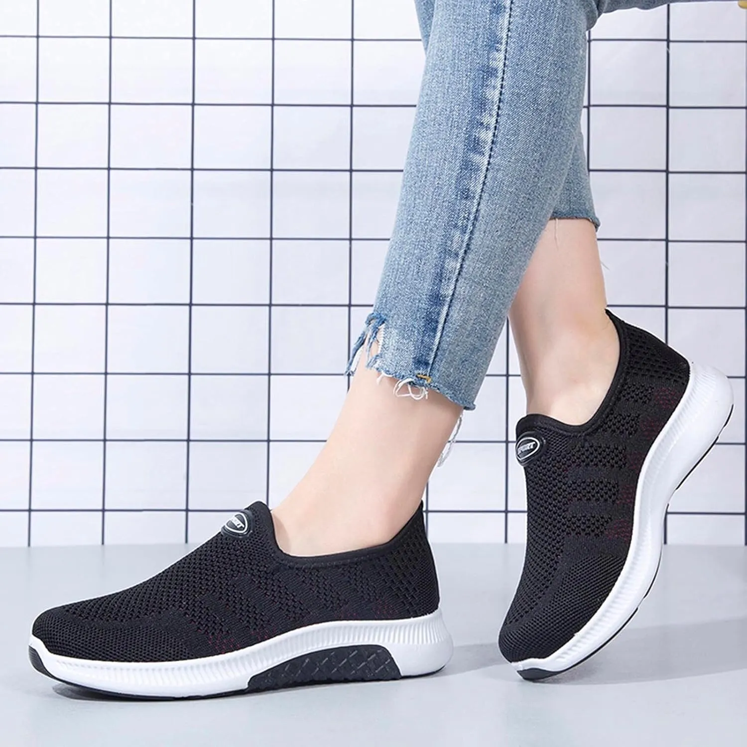 Womens White Sneakers Casual All Black Sneakers for Women Cute Casual Shoes for Women 2023 Wide Width Womens Tennis Shoes 7.5 Wide Slip On Shoes for Women Indoor Fluffy