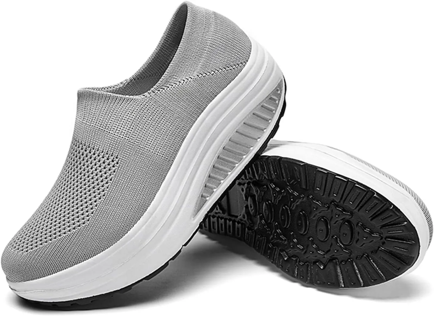 Womens White Sneakers Casual Wide Zapato Antiderrapante Mujer Womens Slip On Athletic Shoes Wide Width Women Sneakers Size 6 Wide Zapatillas De Mujer Con Tacon