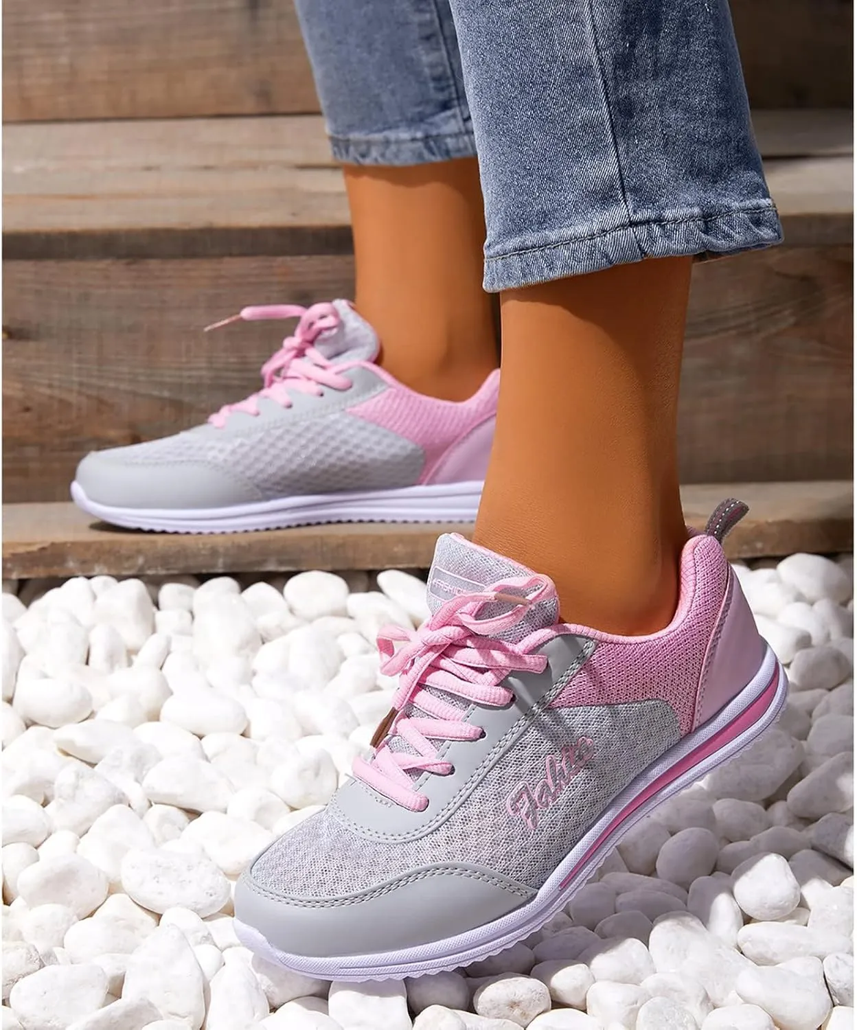 Womens White Tennis Shoes Dress Sneakers Men Mens Running Shoes Slip on Non Slip Low Top Casual Women Loafers Shoes for Work Sneakers for Men