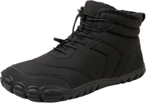 Women's Winter Snow Boots,Warm Comfortable Faux Fur Insulated Non-Slip Outdoor Lace-Up Mid Calf Booties Hiking Shoes