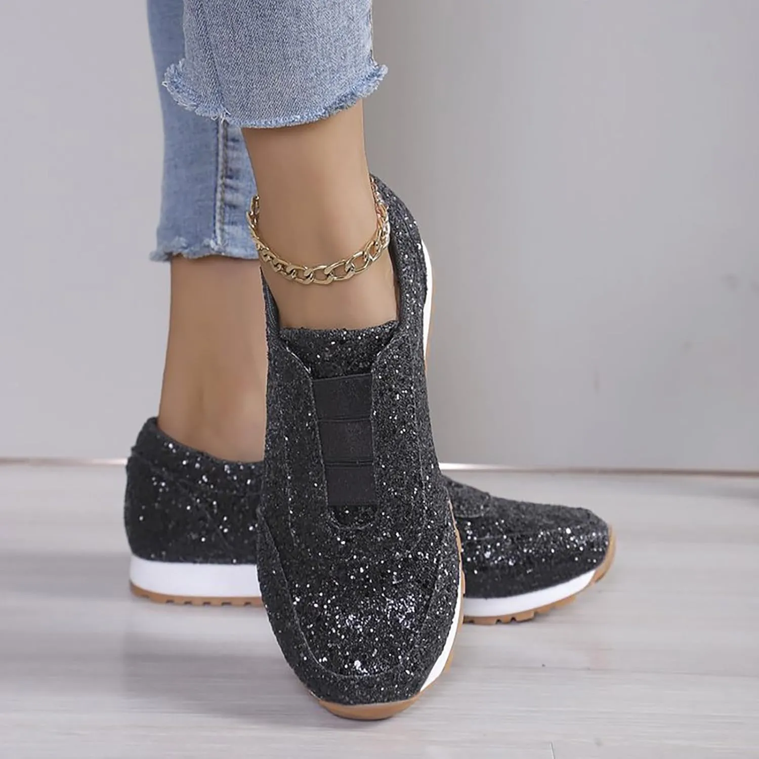 Work Shoes for Men Mens Slip On Sneakers Wide Width Womens Loafers Comfortable Dressy Women Dress Shoes Fashion Casual Comfy Soft October 11-12