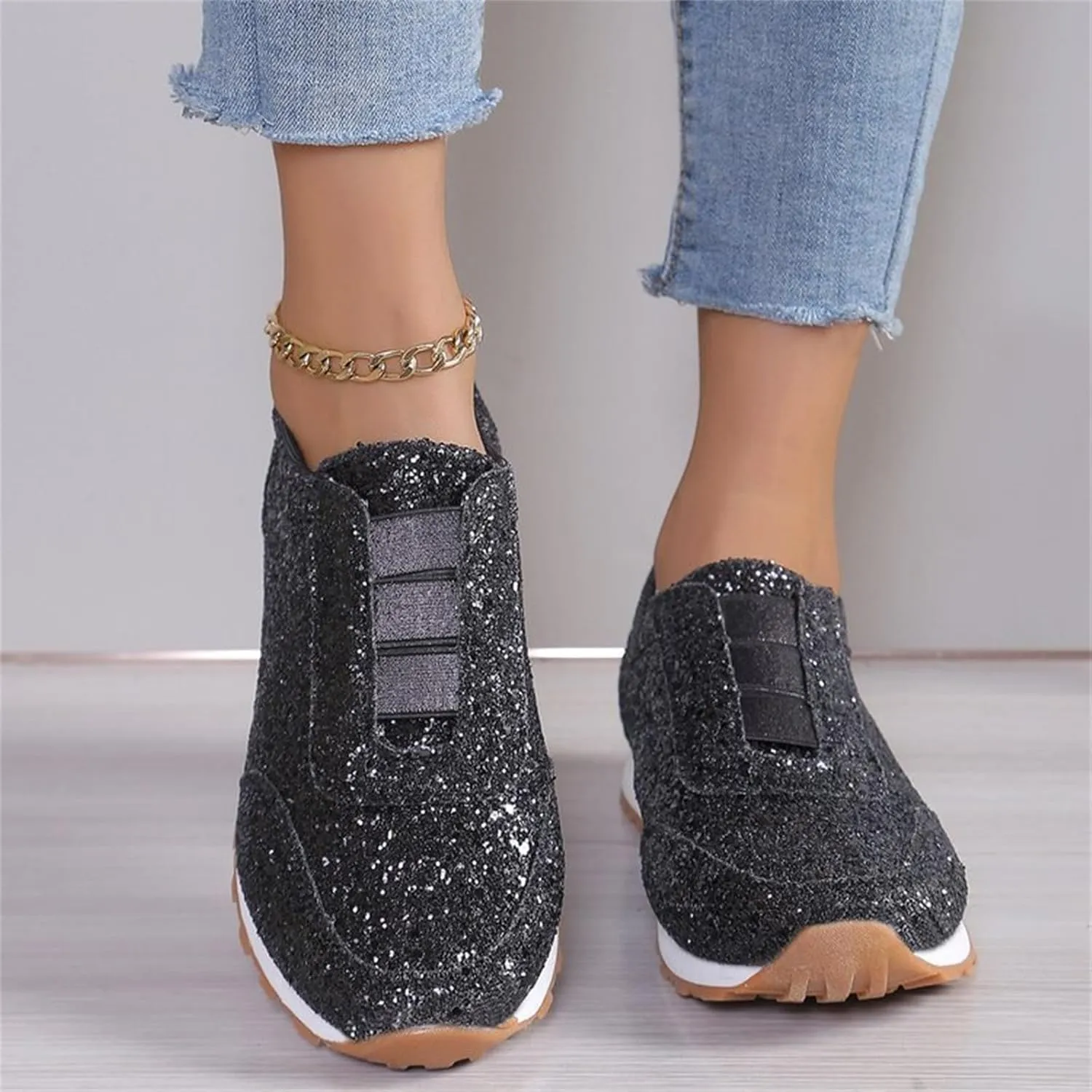 Work Shoes for Men Mens Slip On Sneakers Wide Width Womens Loafers Comfortable Dressy Women Dress Shoes Fashion Casual Comfy Soft October 11-12