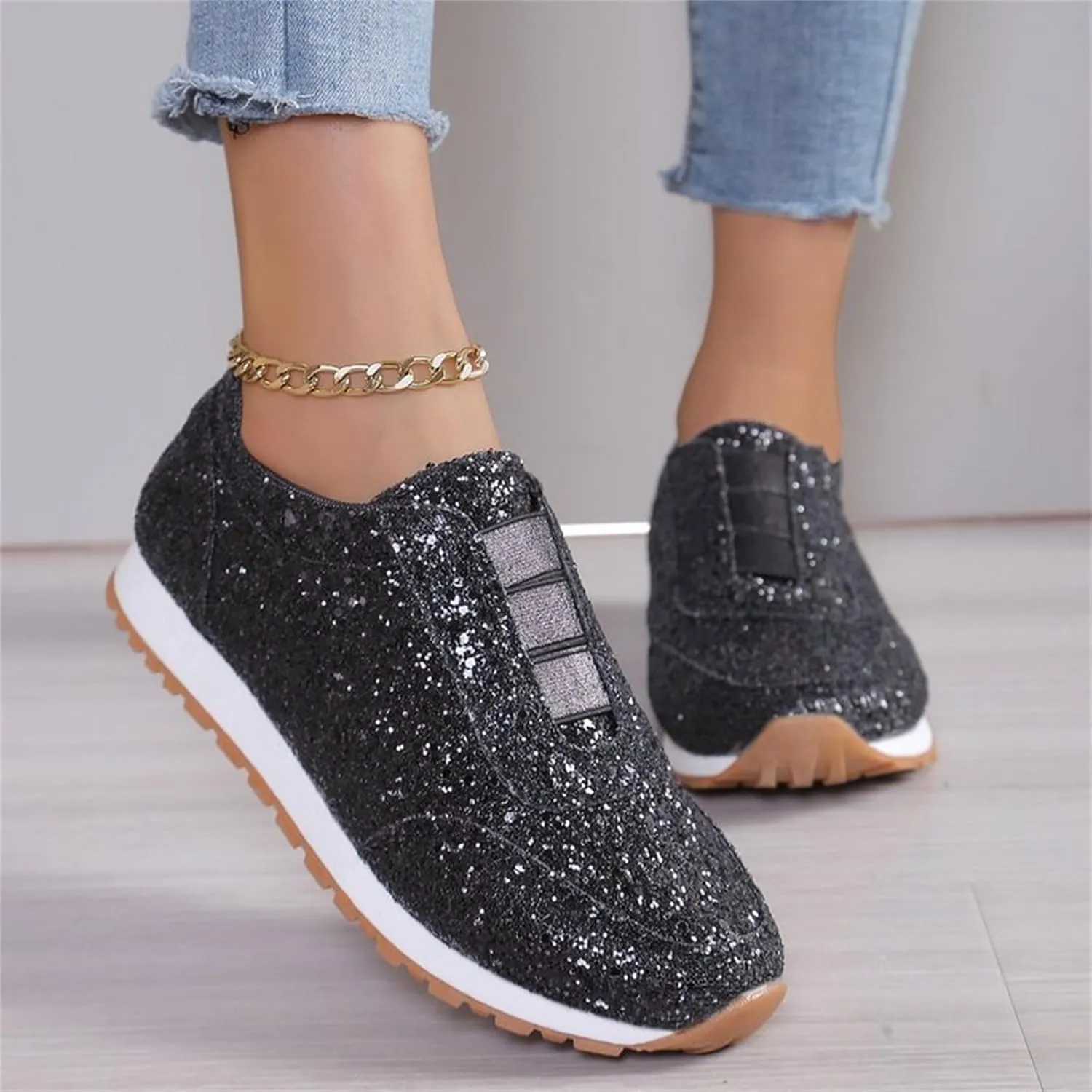 Work Shoes for Men Mens Slip On Sneakers Wide Width Womens Loafers Comfortable Dressy Women Dress Shoes Fashion Casual Comfy Soft October 11-12